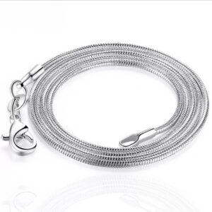 Łańcuszek żmijka 55 cm srebro 925