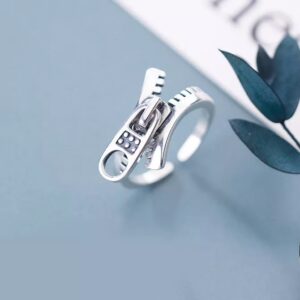 Pierścionek suwak regulowany srebro 925 srebrny