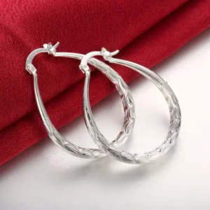 Kolczyki srebrne łezki 3 cm prezent srebro 925